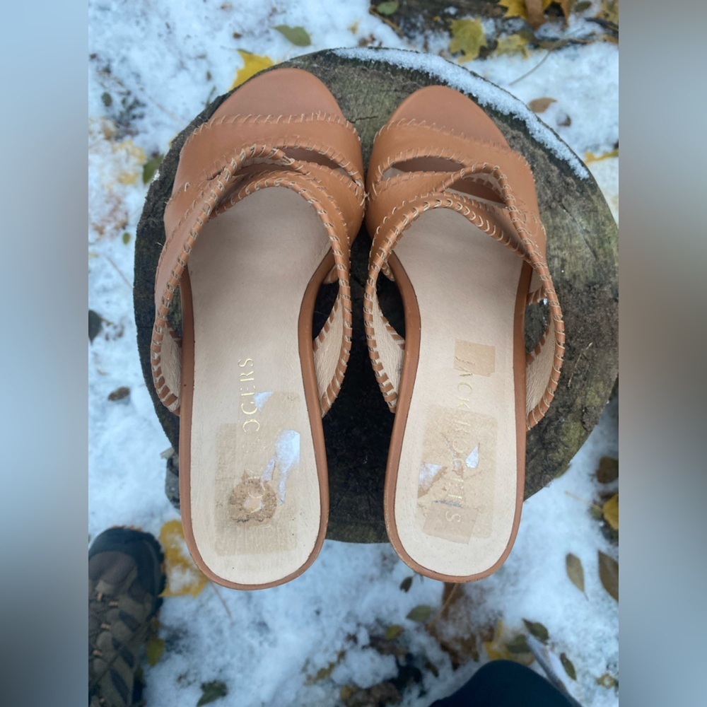 Jack‎ Rogers Jackie Mid Wedge Sandal Size 8 - Picture 5 of 7
